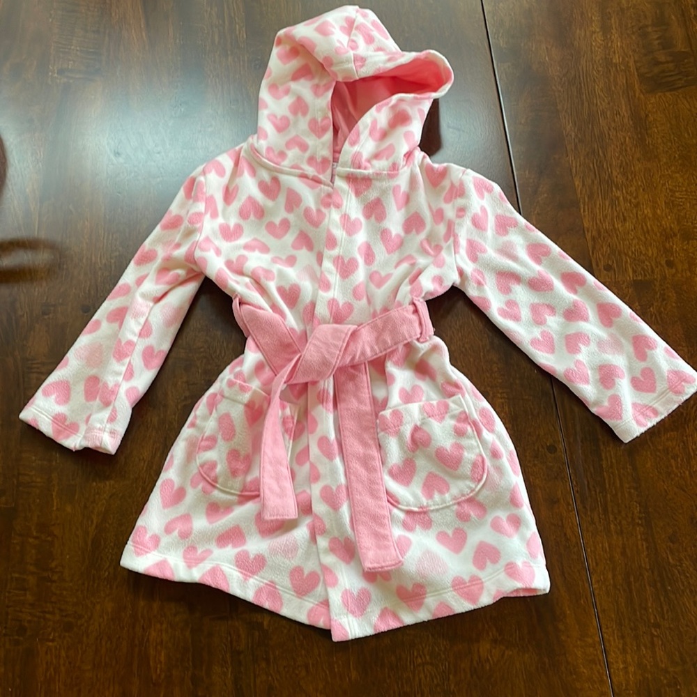 Simple Joys by Carter’s Girls 2T-3T Hooded Fleece Robe